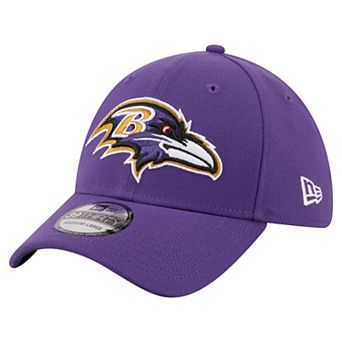 Men's New Era Purple Baltimore Ravens Core Team 39THIRTY Flex Hat
