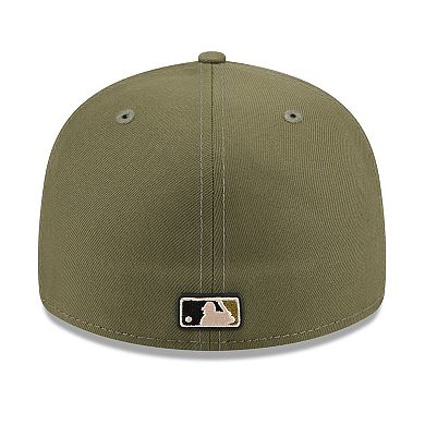 Men's New Era Olive Minnesota Twins 2026 Armed Forces Day Low Profile 59FIFTY Fitted Hat