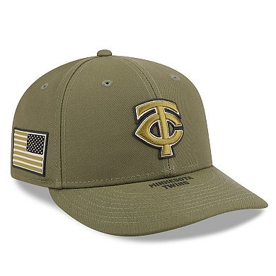 Men's New Era Olive Minnesota Twins 2026 Armed Forces Day Low Profile 59FIFTY Fitted Hat
