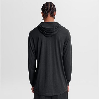 Men's Nike Black Oregon Ducks Primetime Arch Tri-Blend Dri-FIT Long Sleeve Hooded T-Shirt
