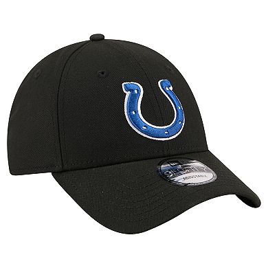 Men's New Era Black Indianapolis Colts Core Team 9FORTY Adjustable Hat