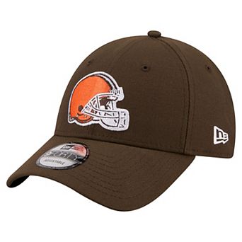Men's New Era Brown Cleveland Browns Core Team 9FORTY Adjustable Hat