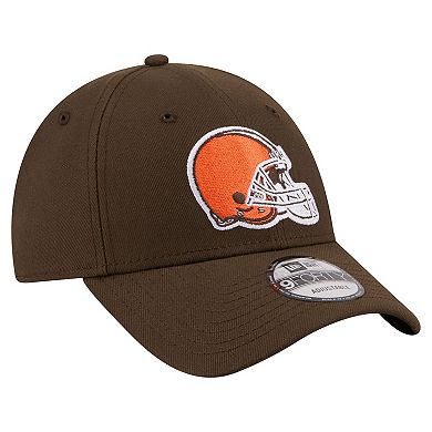 Men's New Era Brown Cleveland Browns Core Team 9FORTY Adjustable Hat