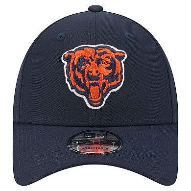 Men's New Era Navy Chicago Bears Core Team 9FORTY Adjustable Hat