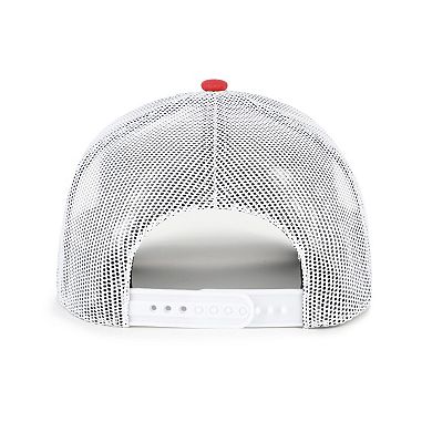 Men's '47 Red Chicago Bulls Beach Side Trucker Adjustable Hat