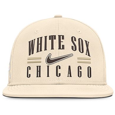 Men's Nike Natural Chicago White Sox True Dri-FIT AeroBill Fitted Hat