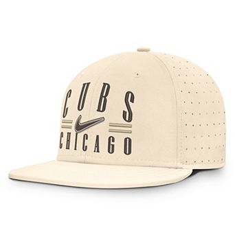 Men's Nike Natural Chicago Cubs True Dri-FIT AeroBill Fitted Hat