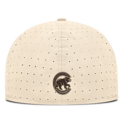 Men's Nike Natural Chicago Cubs True Dri-FIT AeroBill Fitted Hat