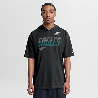 Men's Nike Black Philadelphia Eagles Tri-Blend Hooded T-Shirt