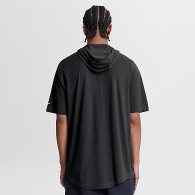 Men's Nike Black Philadelphia Eagles Tri-Blend Hooded T-Shirt