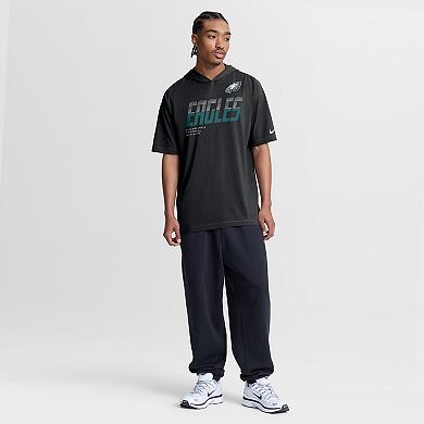 Men's Nike Black Philadelphia Eagles Tri-Blend Hooded T-Shirt