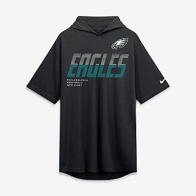 Men's Nike Black Philadelphia Eagles Tri-Blend Hooded T-Shirt