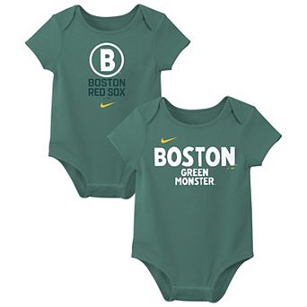 Infant Nike Boston Red Sox Two-Pack City Connect Bodysuit Set