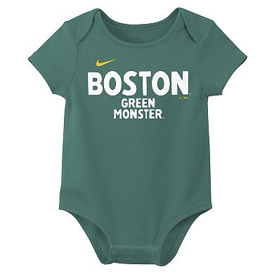 Infant Nike Boston Red Sox Two-Pack City Connect Bodysuit Set