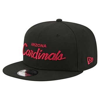 Men's New Era Black Arizona Cardinals Core Team Script 9FIFTY Snapback Hat