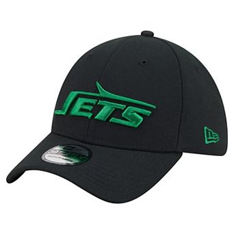 Men's New Era Black New York Jets Core Team 39THIRTY Flex Hat