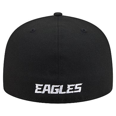 Men's New Era Black Philadelphia Eagles 59FIFTY Fitted Hat