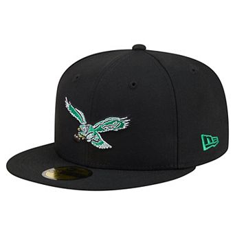 Men's New Era Black Philadelphia Eagles 59FIFTY Fitted Hat