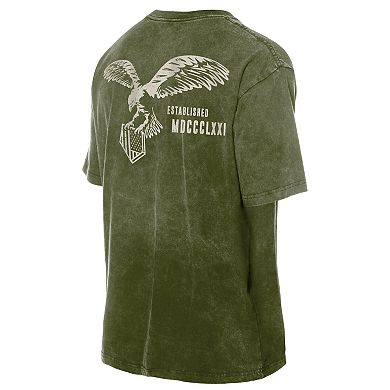 Men's New Era Olive Atlanta Braves 2026 Armed Forces Day T-Shirt