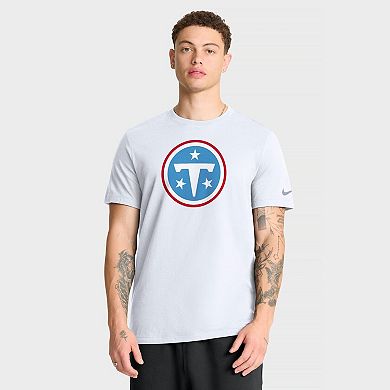 Men's Nike White Tennessee Titans Essential Logo T-Shirt