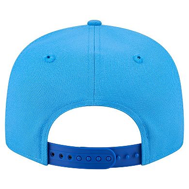 Men's New Era Powder Blue Los Angeles Chargers Core Team Script 9FIFTY Snapback Hat