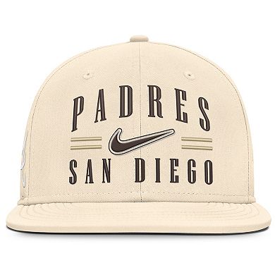 Men's Nike Natural San Diego Padres True Dri-FIT AeroBill Fitted Hat