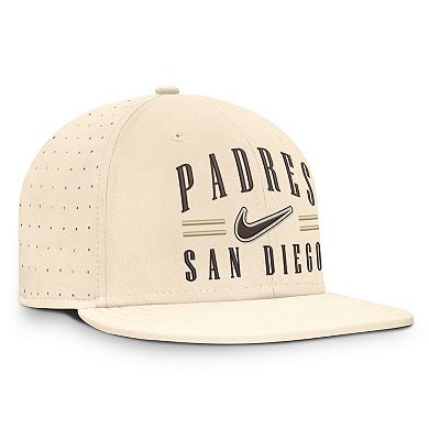 Men's Nike Natural San Diego Padres True Dri-FIT AeroBill Fitted Hat