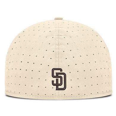Men's Nike Natural San Diego Padres True Dri-FIT AeroBill Fitted Hat