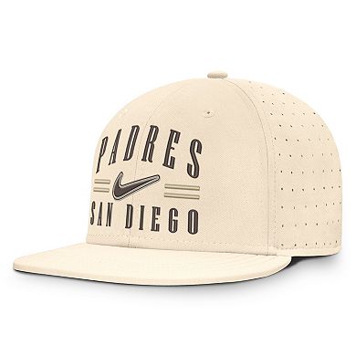 Men's Nike Natural San Diego Padres True Dri-FIT AeroBill Fitted Hat