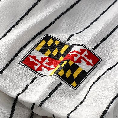 Men's Under Armour White Maryland Terrapins Replica Baseball Jersey
