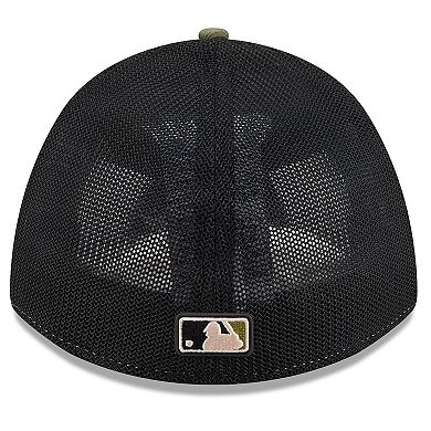 Men's New Era Olive Texas Rangers 2026 Armed Forces Day 39THIRTY M-Crown Flex Hat