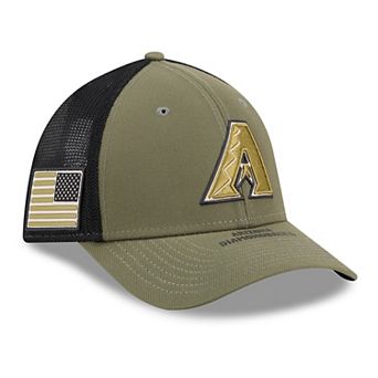Men's New Era Olive Arizona Diamondbacks 2026 Armed Forces Day 39THIRTY M-Crown Flex Hat