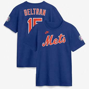Men's Nike Carlos Beltran Royal New York Mets National Baseball Hall of Fame Class of 2026 Name & Number T-Shirt
