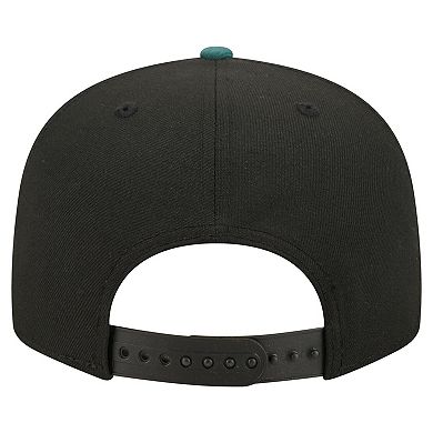 Men's New Era Black Philadelphia Eagles Core Team Script 9FIFTY Snapback Hat