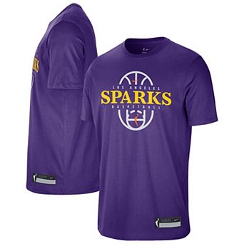 Unisex Nike Purple Los Angeles Sparks 2026 On-Court Authentic Practice Premium T-Shirt