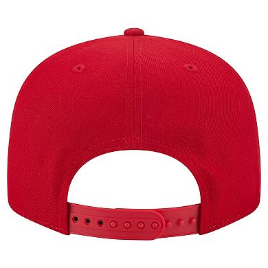 Men's New Era Scarlet San Francisco 49ers Core Team Script 9FIFTY Snapback Hat