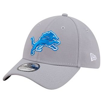 Men's New Era Gray Detroit Lions Core Team 39THIRTY Flex Hat