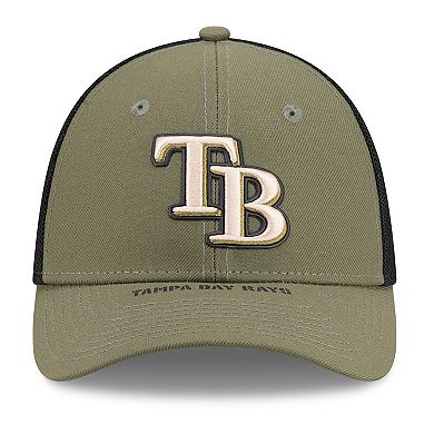Men's New Era Olive Tampa Bay Rays 2026 Armed Forces Day 39THIRTY M-Crown Flex Hat