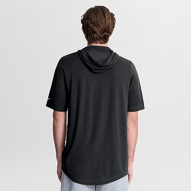 Men's Nike Black Baltimore Ravens Tri-Blend Hooded T-Shirt