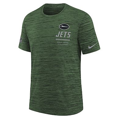 Youth Nike Green New York Jets Sideline Velocity Dri-FIT T-Shirt