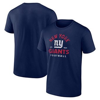 Men's Logo Athletic Navy New York Giants Vintage Arch T-Shirt
