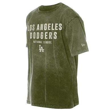 Men's New Era Olive Los Angeles Dodgers 2026 Armed Forces Day T-Shirt