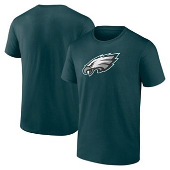 Men's Logo Athletic Midnight Green Philadelphia Eagles Primary Logo T-Shirt