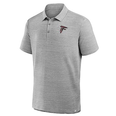 Men's Fanatics Heather Gray Atlanta Falcons Clutch Polo