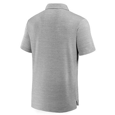 Men's Fanatics Heather Gray Baltimore Ravens Clutch Polo