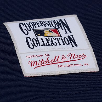 Men's Mitchell & Ness Navy Boston Red Sox Wild Pitch Ringer T-Shirt