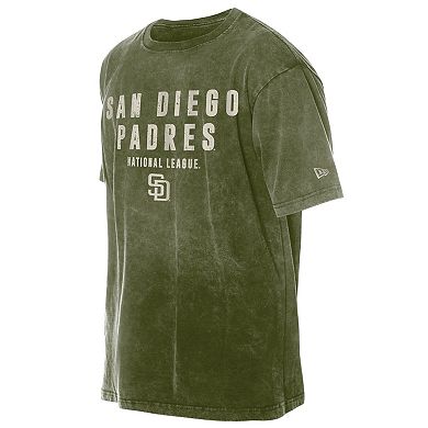 Men's New Era Olive San Diego Padres 2026 Armed Forces Day T-Shirt