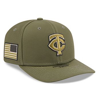 Men's New Era Olive Minnesota Twins 2026 Armed Forces Day 9SEVENTY Adjustable Hat