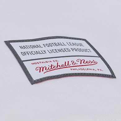 Men's Mitchell & Ness White Buffalo Bills Monochrome T-Shirt