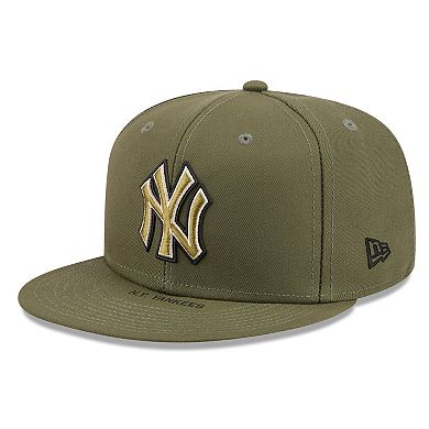 Men's New Era Olive New York Yankees 2026 Armed Forces Day 59FIFTY Fitted Hat